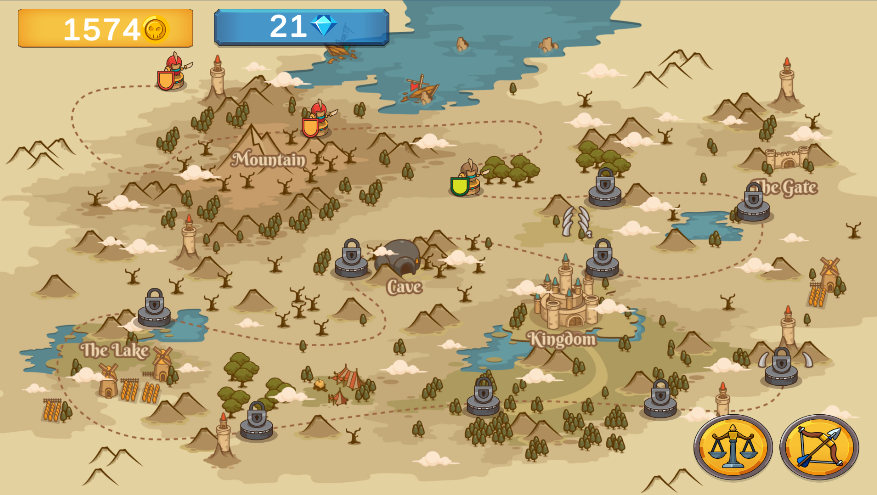 图片[3]-Tower Defense game source code with shooting heroes, Unity3D 2021.2.11f1