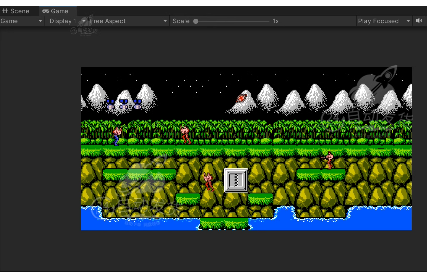 图片[1]-Unity Contra-like U3D shooting platformer 2D game project source code