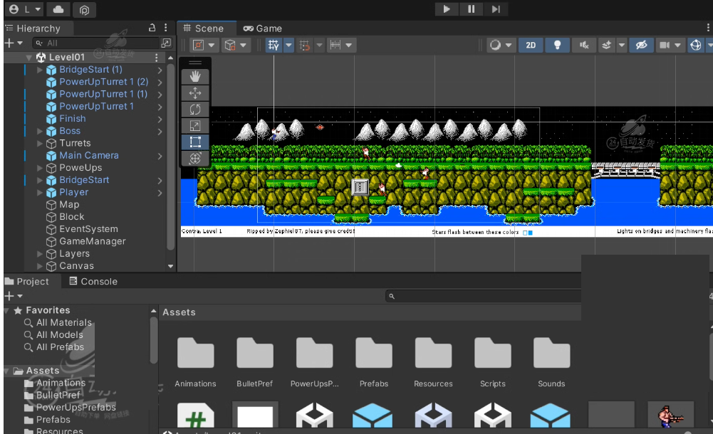 图片[3]-Unity Contra-like U3D shooting platformer 2D game project source code