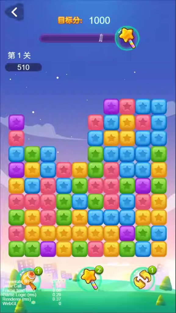 图片[1]-Cocos Creator Star Dot Match-3 Puzzle Game Source Code, Complete Game Source Code