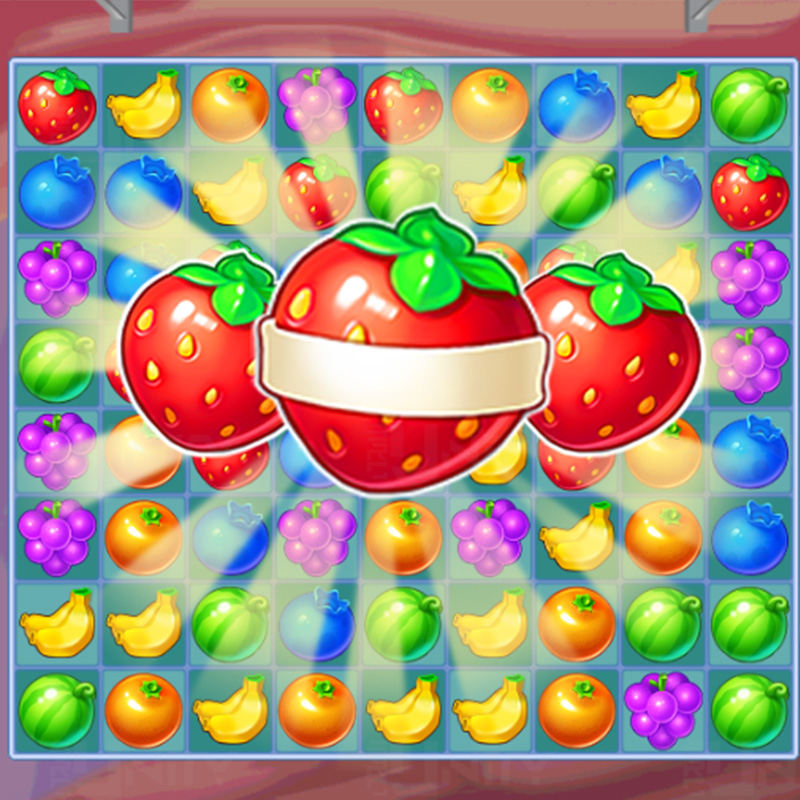 Unity3D Fruit Match-3 Game - Casual Puzzle Unity Source Code Project - Complete