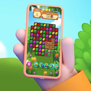 Unity3D Match-3 Merge - Gem Hunter Gem Match-3 Source Code Project - Complete-Provide massive commercial game source code with available source code