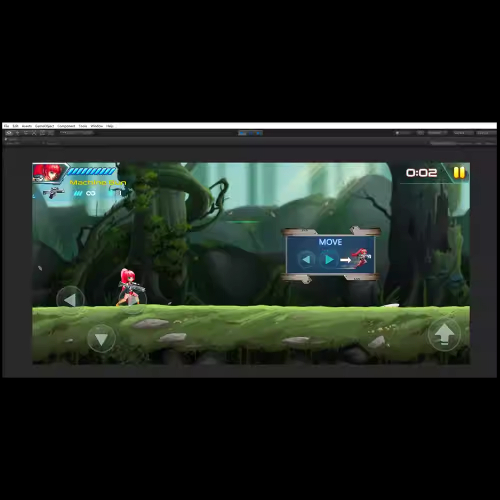 Contra Clone Side-Scrolling Shooter Unity Game Source Code for Secondary Development