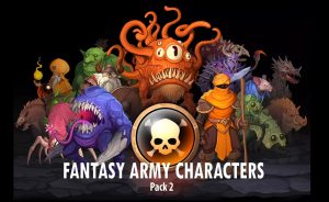 Unity Fantasy Army Characters pack2 | Unity3D-Provide massive commercial game source code with available source code