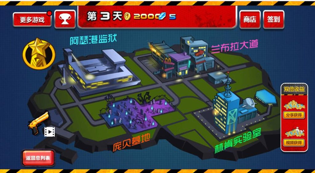 图片[1]-H5 mobile game source code Cocos Creator mini-game Zombie Terminator 2 source code